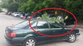 Софиянец изпадна в ужас като видя колата си (СНИМКА)
