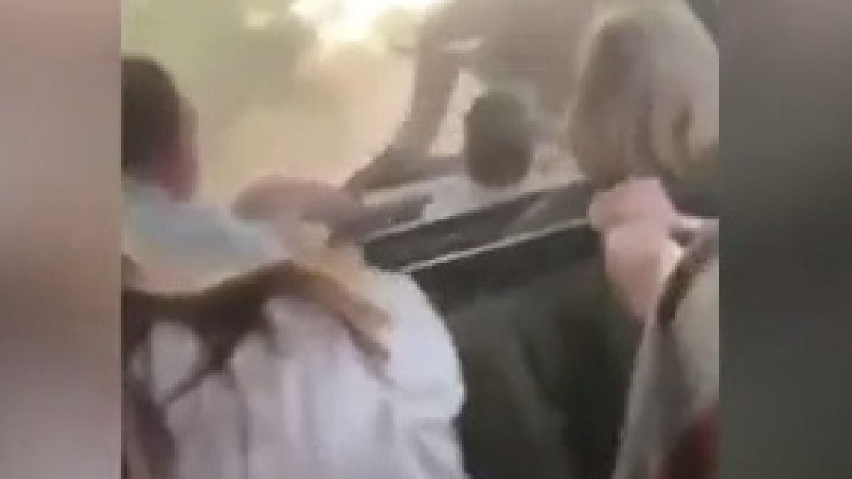 Страховито ВИДЕО! Слон нападна туристи 