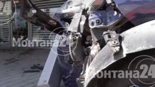 Ужас в Монтана! Кола се вряза в бензиностанция (ВИДЕО)