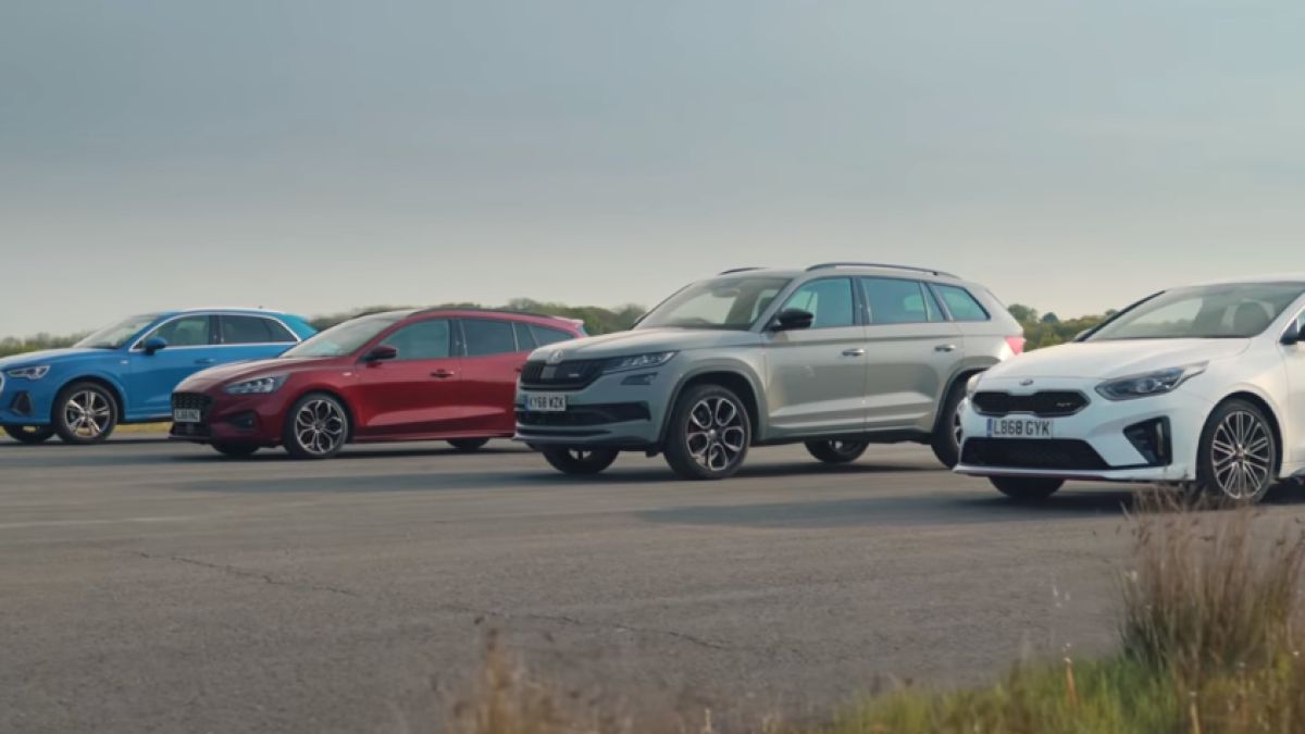 Уникален тест за скорост: Kodiaq RS, ProCeed GT, Focus ST Line и Q3 ВИДЕО