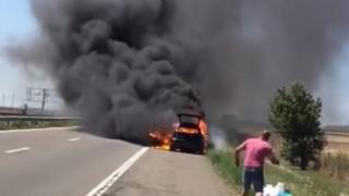 Днес е истински ад: Нов инцидент с кола, този път на магистрала "Тракия"