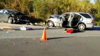 Тежка верижна катастрофа край Созопол, затвориха пътя 