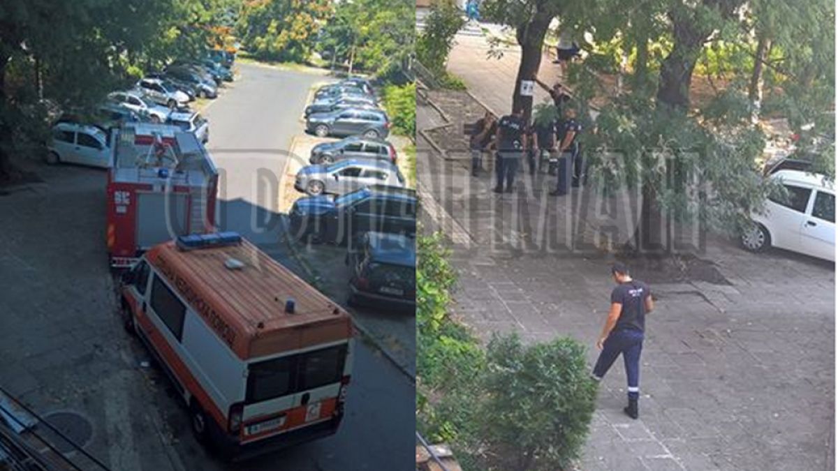 Драматична ситуация с пожарна и линейка в Бургас 