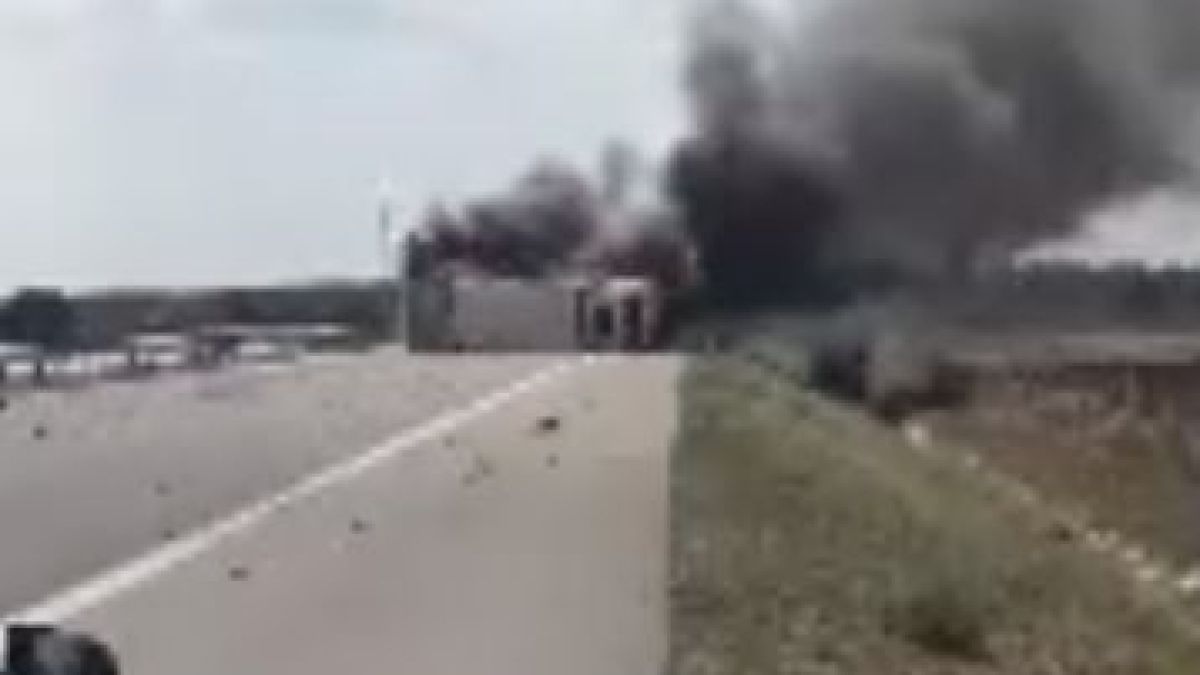 Черни облаци се стелят над АМ "Тракия" ВИДЕО  