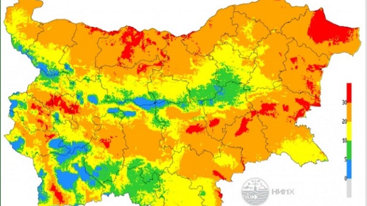 Голяма опасност грози България в неделя КАРТА