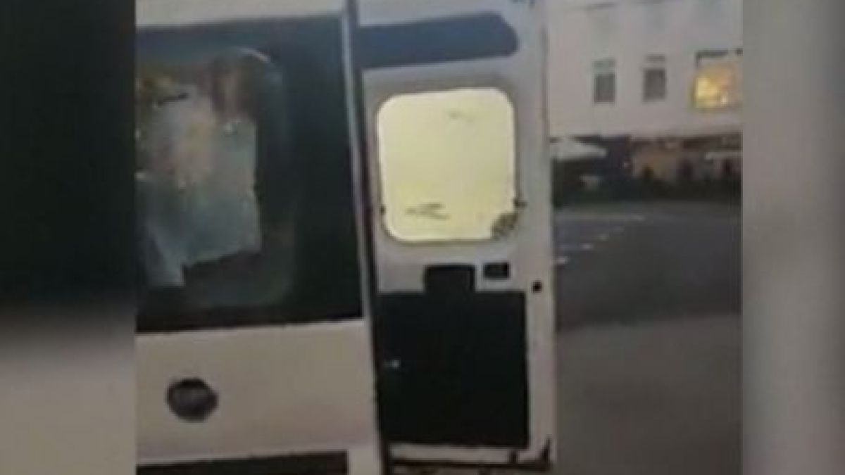 Румънски полицаи спряха шофьор на маршрутка и се хванаха за главата ВИДЕО 