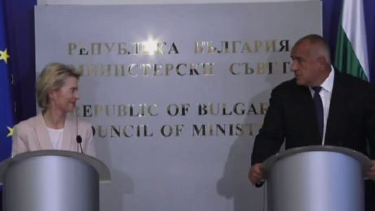 Шефката на ЕК: Бойко, за мен е важно... ВИДЕО