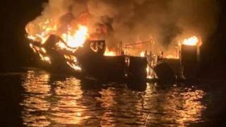 Намериха 25 трупа на изгорялата тузарска яхта в Калифорния СНИМКИ