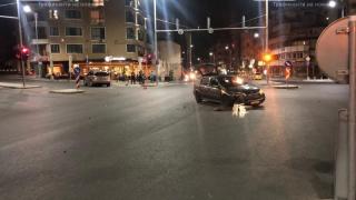 Зрелищна катастрофа по тъмна доба в Пловдив СНИМКИ 
