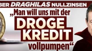 Шефът на Европейската централна банка изтипосан като Дракула СНИМКА