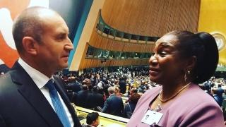 Радев проведе разговор на български с министърка от Конго СНИМКА