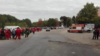 Първа версия за пожара във взривния цех 110 на "Дунарит" СНИМКИ