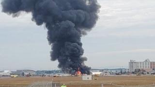 Самолет от Втората световна война се разби в САЩ СНИМКА