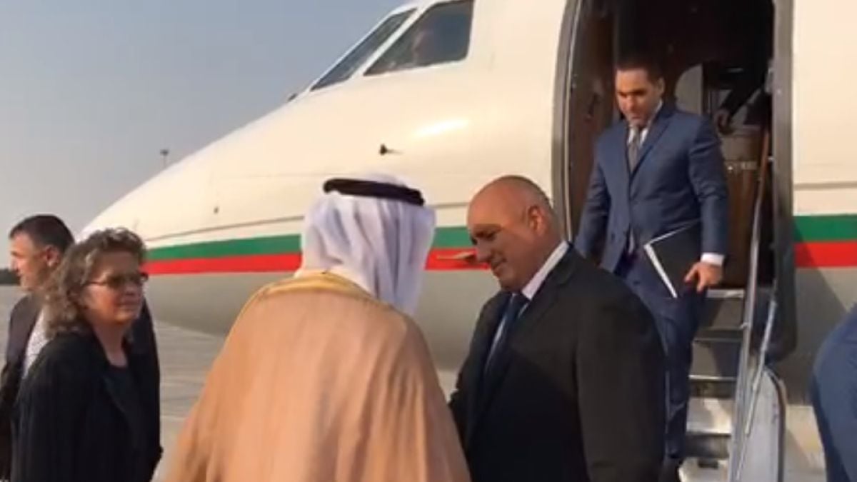 Посрещнаха Бойко Борисов като крал в ОАЕ ВИДЕО