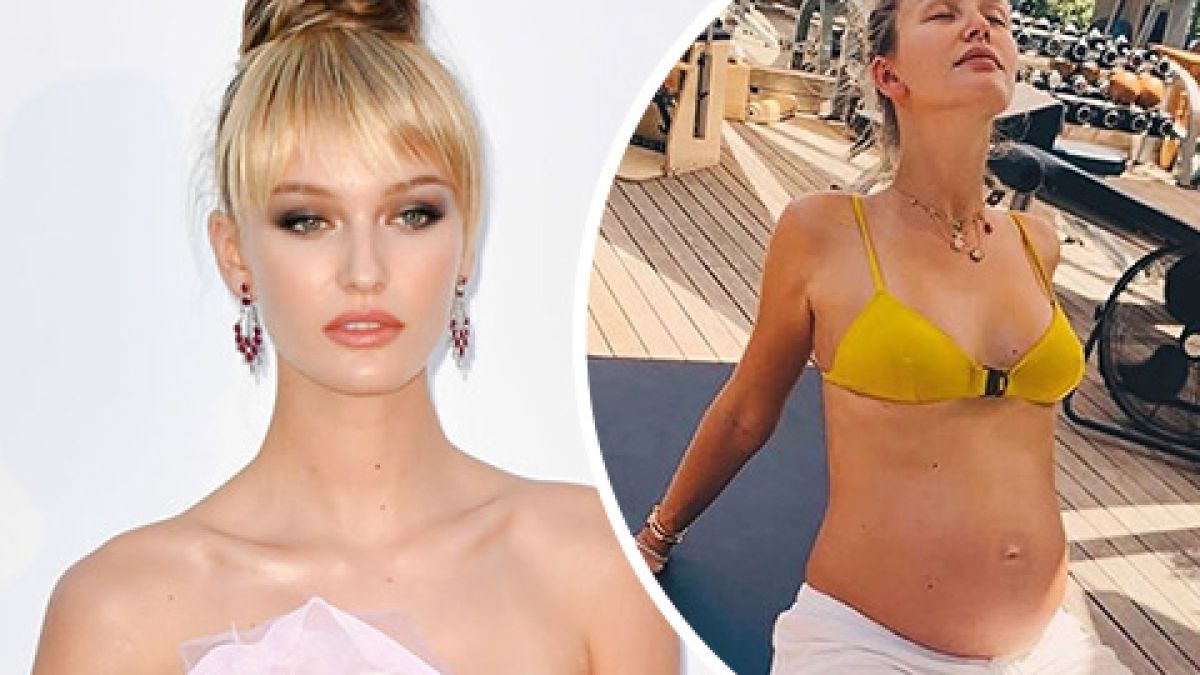 Много бременна моделка си пусна горещи СНИМКИ 18+