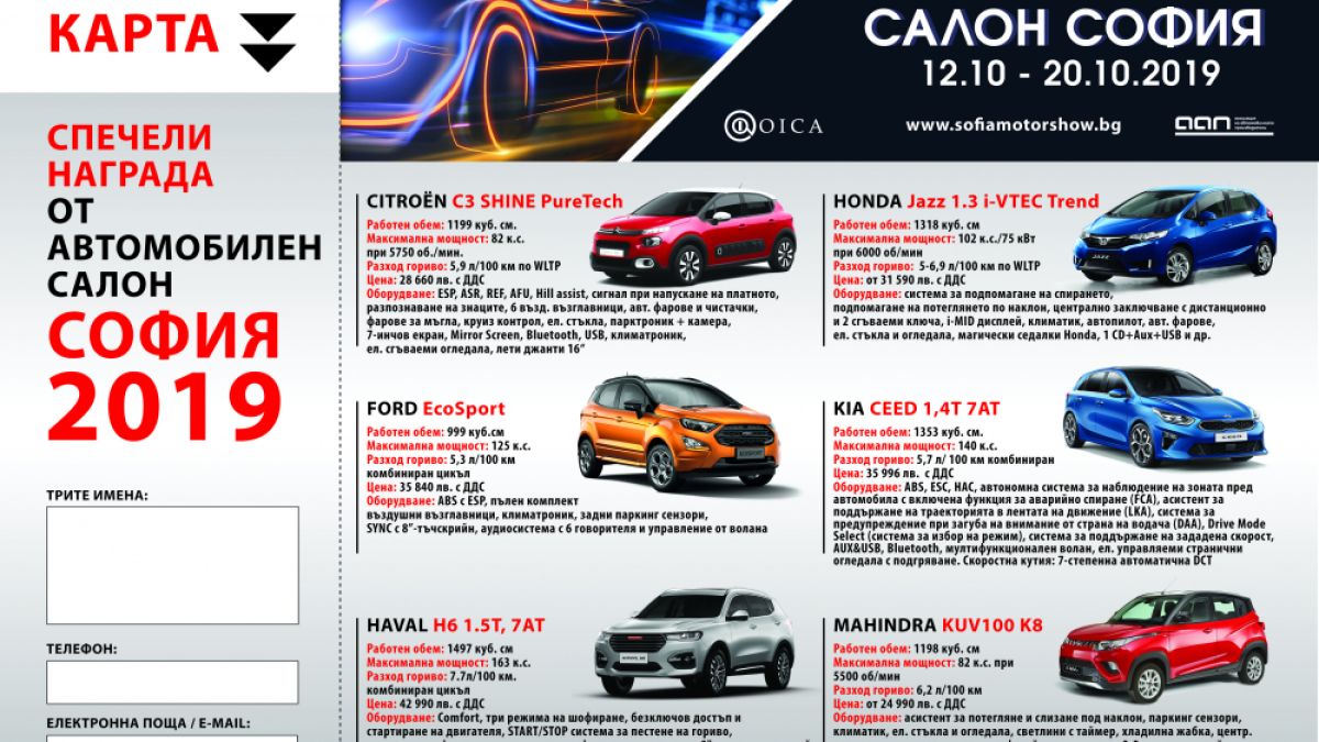 Международният автомобилен салон София 2019 – най-престижното автомобилно събитие за годината