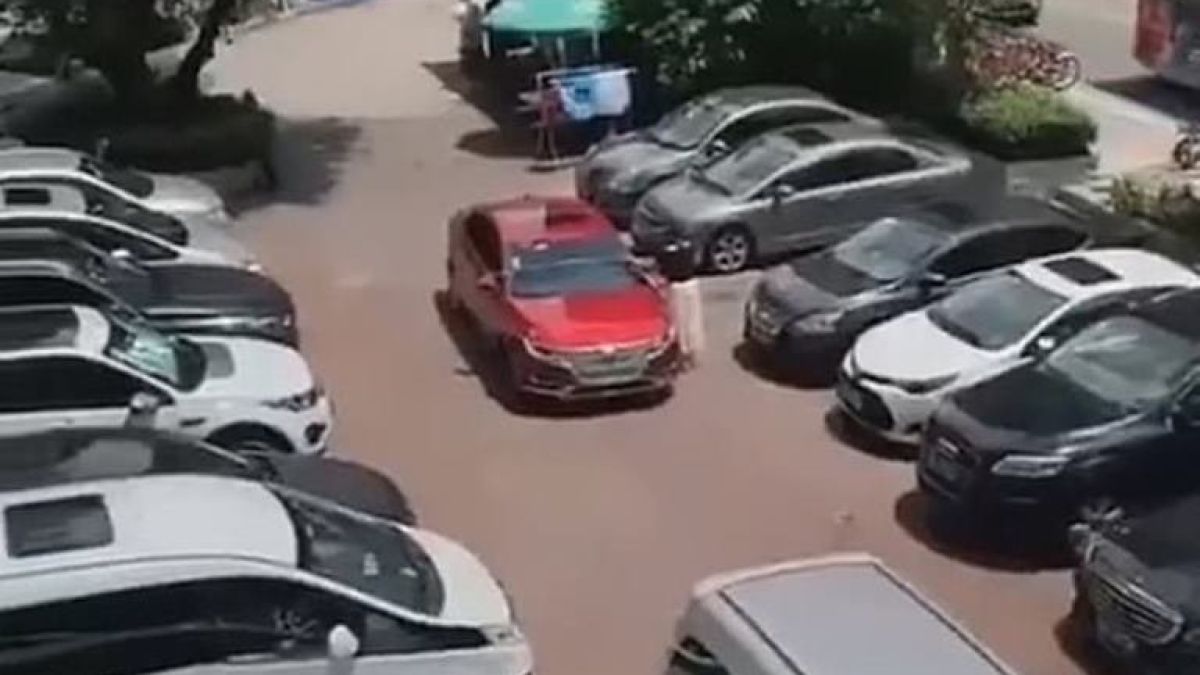 Жена реши да паркира, взе рулетката и стана за смях пред цял свят ВИДЕО