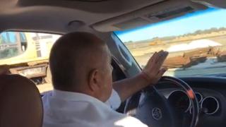 Борисов пак подкара джипа и шашна работници с въпроси НА ЖИВО