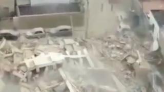 Ужас в Бразилия: Седеметажна сграда се срути, има загинали ВИДЕО