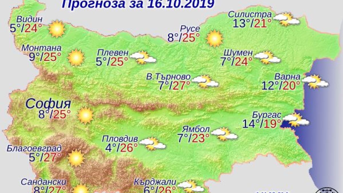 Синоптик от НИМХ съобщи супер новина КАРТА