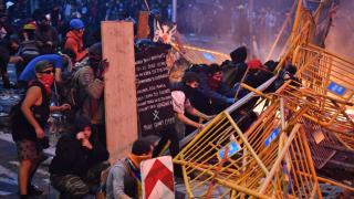 Пак бунт в Барселона, половин милион протестиращи искат независимост ВИДЕО