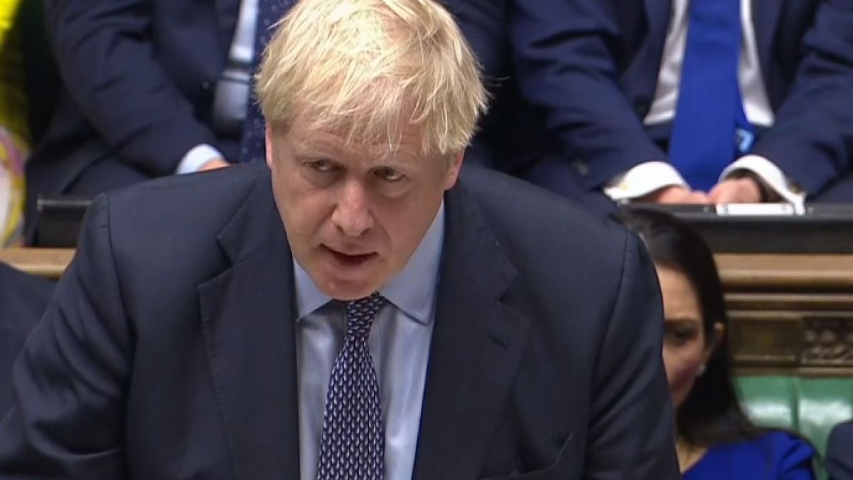 НА ЖИВО: Борис Джонсън с пламенна реч пред британския парламент 