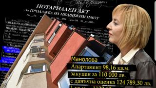 Апартаментгейт с Мая Манолова! И тя се облажи с евтин апартамент