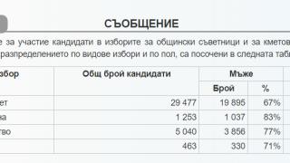 ЦИК показа любопитна ТАБЛИЦА за вота