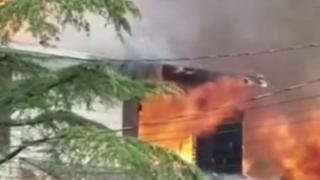 Като 11 септември: Самолет се вряза в къща в Ню Джърси ВИДЕО