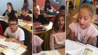 Петокласници в пернишко училище взривиха мрежата с тази песен ВИДЕО