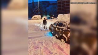 Сняг и преспи сковаха Франция и Испания ВИДЕО 