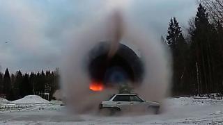 Lada срещу атомна бомба, ето какво остана ВИДЕО 