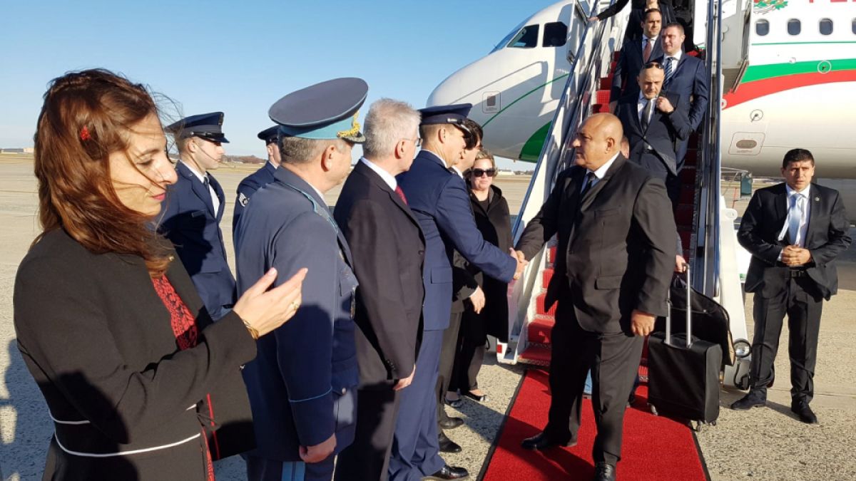 Борисов стъпи на американска земя и... ВИДЕО 