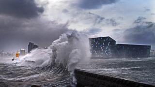 Снежна стихия помете Исландия ВИДЕО