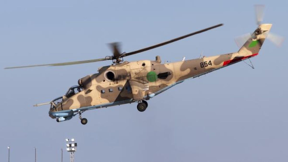 КАДРИ от фронтовата линия: Руските Ми-35 и артилерията разбиват бойците в Либия