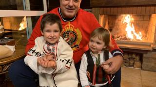 Борисов показа уникална СНИМКА с внучетата