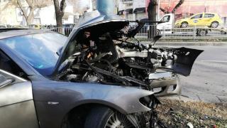 Ужасяваща катастрофа в центъра на Пловдив СНИМКА