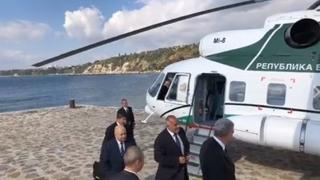 Борисов полетя с хеликоптер днес и ето какво инспектира ВИДЕО