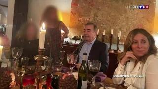 Издирваният от Интерпол Карлос Гон хванат да купонясва с жена си СНИМКА