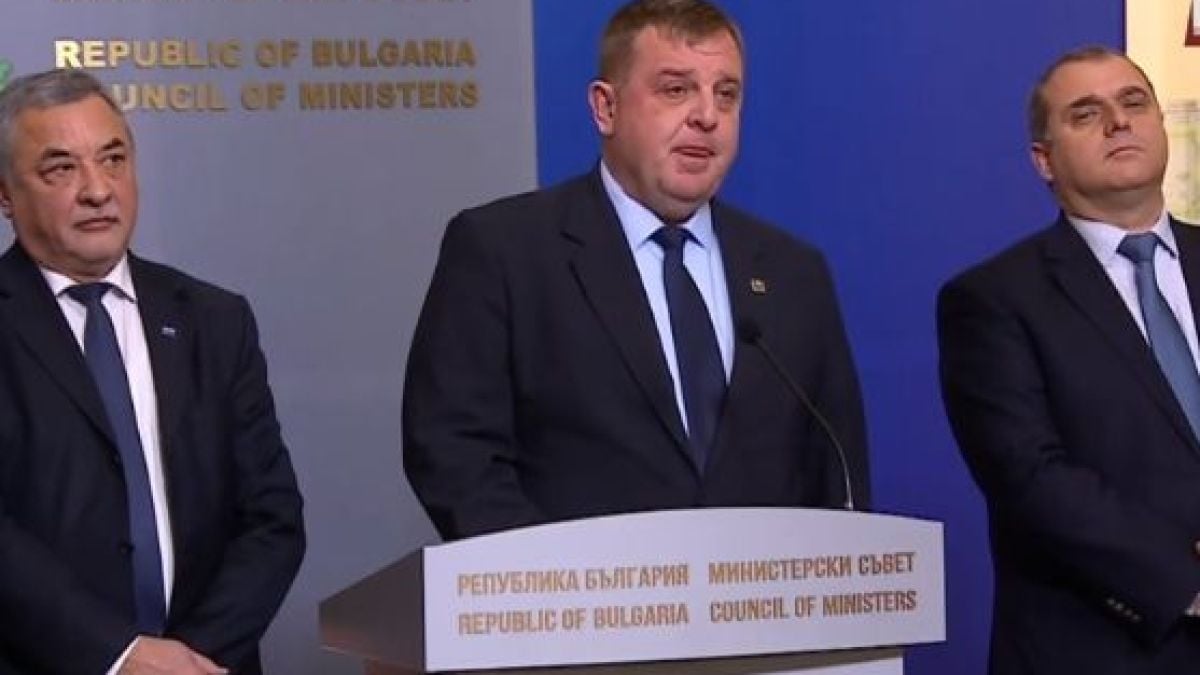 Каракачанов обяви номинацията на Патриотите на нов екоминистър