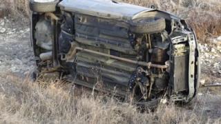 Тежка катастрофа с шофьорка край Рилци СНИМКИ