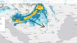"Meteo Balkans" бие тревога: Бурята вече е на Балканите КАРТИ/СНИМКИ