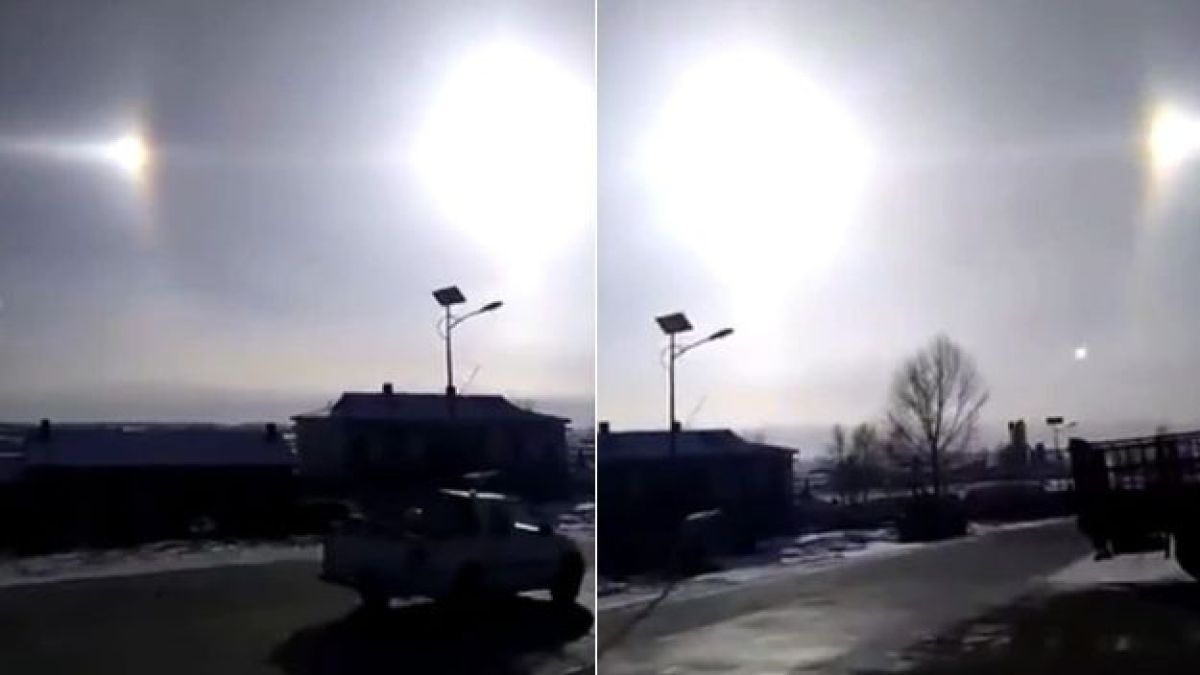Завладяващо зрелище: Пет слънца изгряха в небето над Вътрешна Монголия ВИДЕО 
