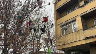 Зрелищни СНИМКИ: Мрежата гръмна за пикантно премеждие на столичанин, осъмнал с изхвърлени дрехи 