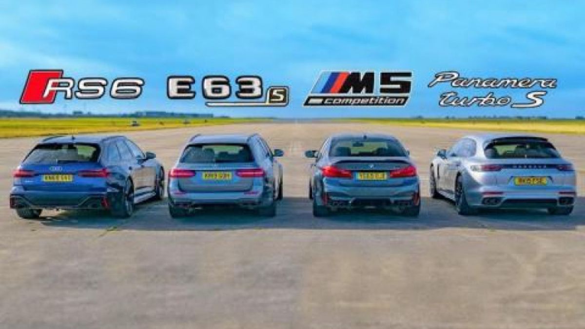 Страшен драг: Най-наточените комбита в света срещу BMW M5 ВИДЕО