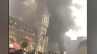 Конгоанци направиха погром на знакова парижка гара ВИДЕО