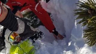 Лавина в Банско затрупа мъж СНИМКИ