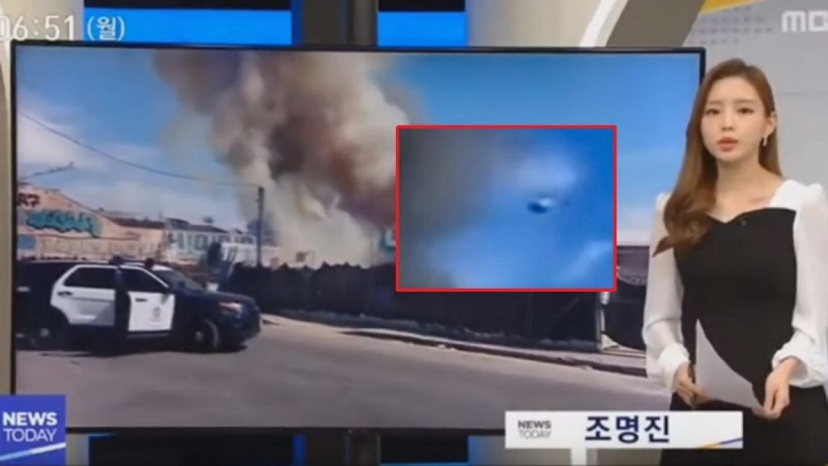 НЛО попадна в кадър по време на телевизионен репортаж ВИДЕО 