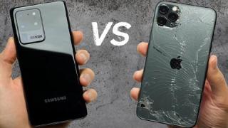 Сбиха Gаlаxy S20 Ultrа и iPhоnе 11 Prо Mаx - ето кой е по-коравият ВИДЕО