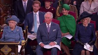 Хари отчайващо посърнал до Меган на последната им кралска изява ВИДЕО